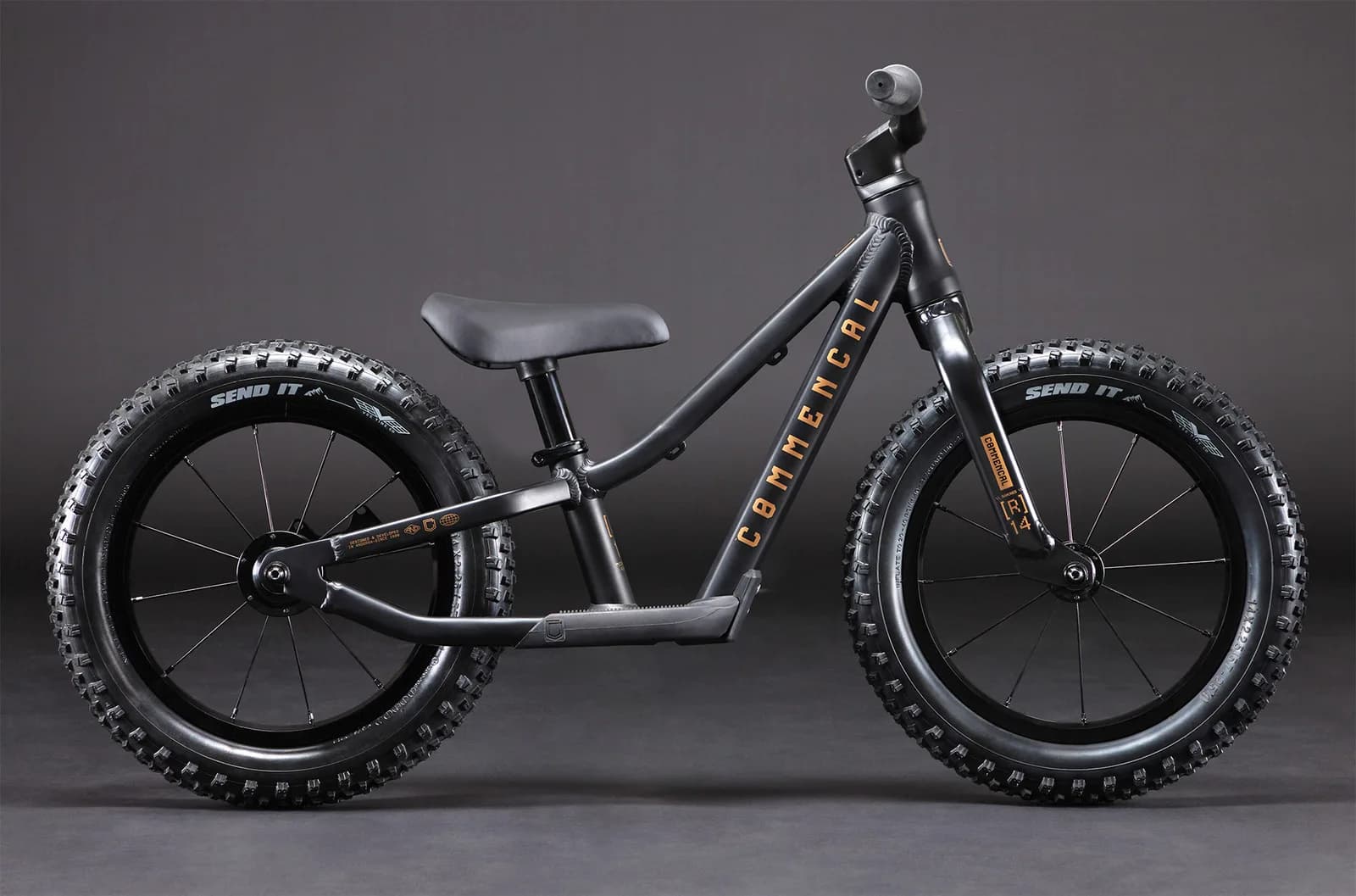 RAMONES 14 PUSH BIKE BLACK 2026 – miniatură 1