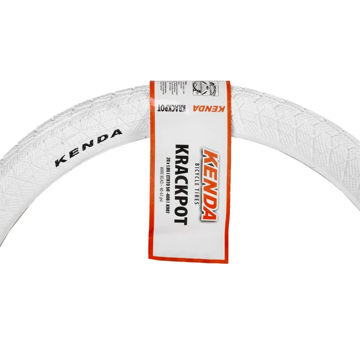 Anvelopa KRACKPOT 20x1.95 (50-406) K-907-Alb – miniatură 2