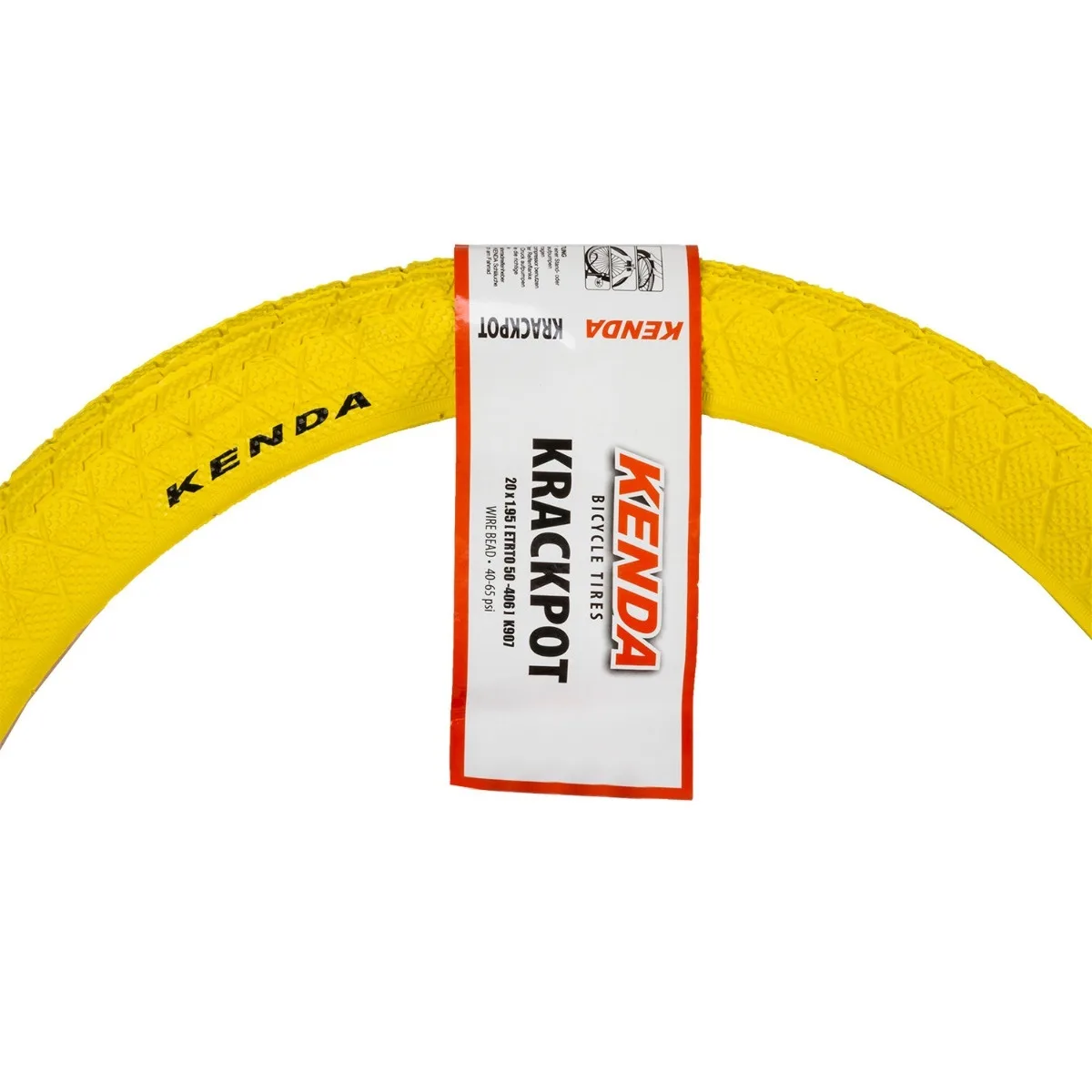 Anvelopa KRACKPOT 20x1.95 (50-406) K-907-Galben – miniatură 2