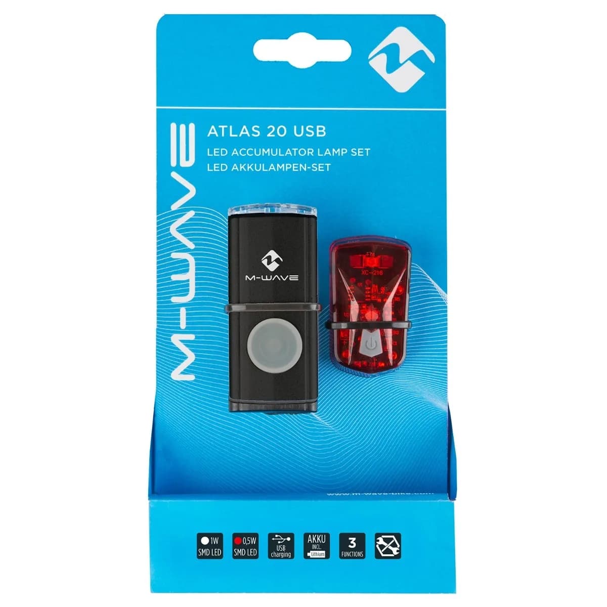 Set Lumini cu Acumulator ATLAS 20 USB – miniatură 2