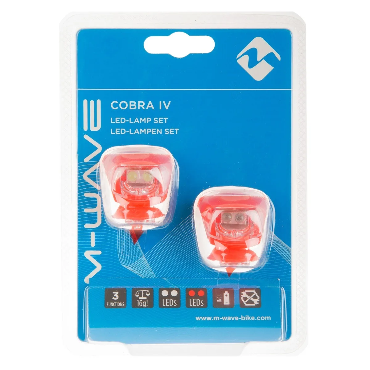 Set Flash cu Baterii COBRA IV - Rosu – miniatură 2