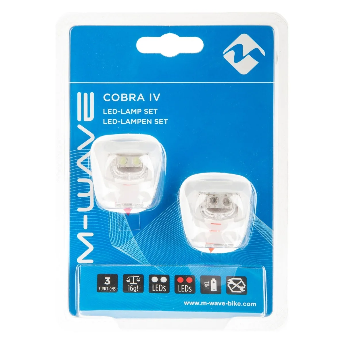 Set Flash cu Baterii COBRA IV - Alb – miniatură 2