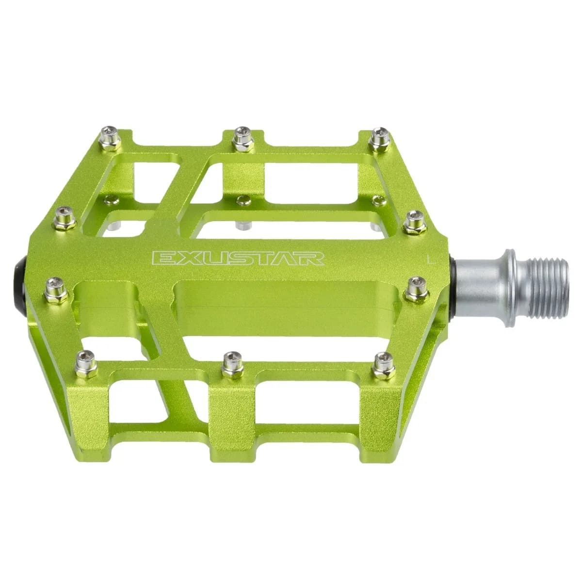 Pedale Aluminiu BMX E-PB525-Verde – miniatură 1