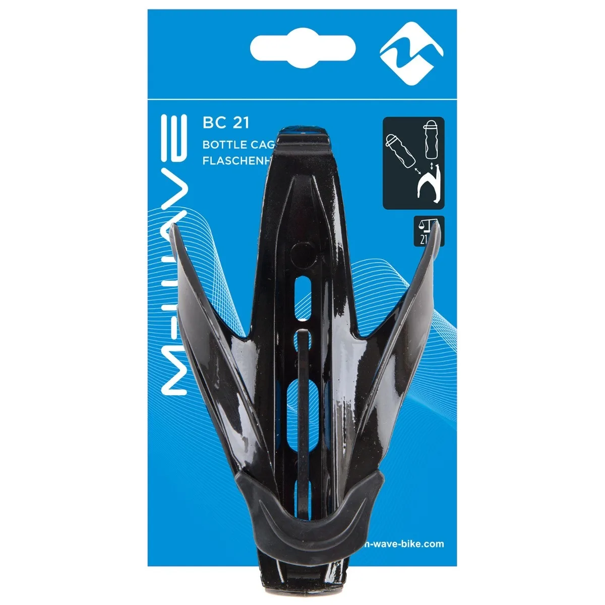 Suport Bidon Plastic BC 21 -Negru – miniatură 2