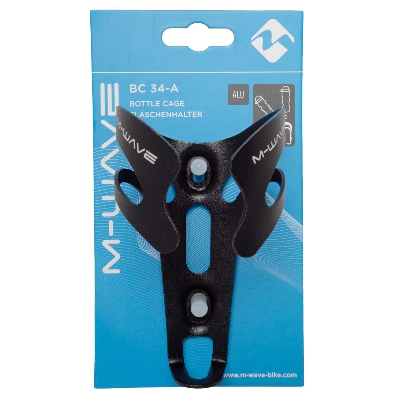 Suport Bidon Aluminiu BC 34 A Negru – miniatură 2