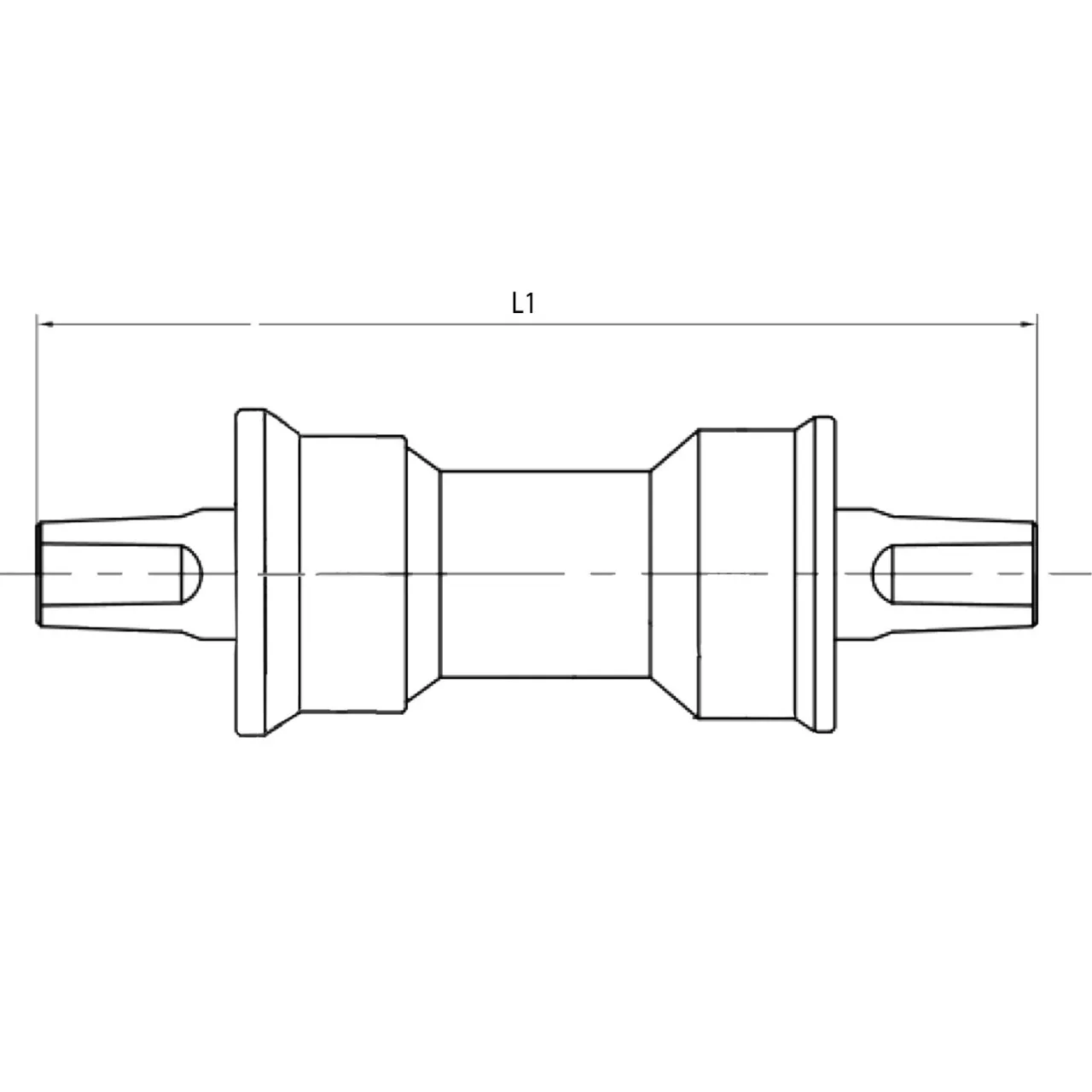 Monobloc Pedalier CAROUSEL BB REPAIR 122.5 mm – miniatură 3