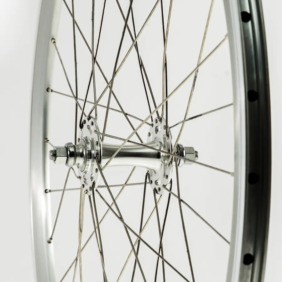 Set Roti Single Speed/Fixie 700-32H 40 mm Silver – miniatură 2