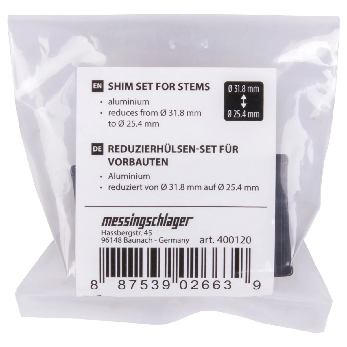 Adaptor Ghidon Aluminiu 31.8- 25.4 mm – miniatură 3