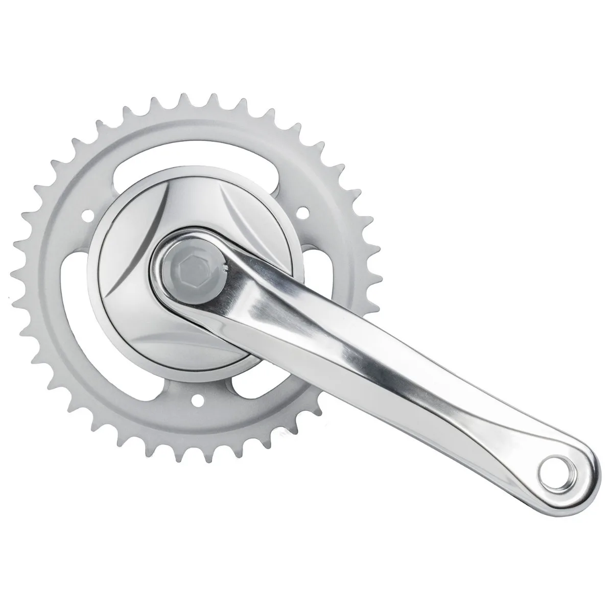 Angrenaj Metal/Aluminiu 1v SXT 38T 170 mm Silver – miniatură 2
