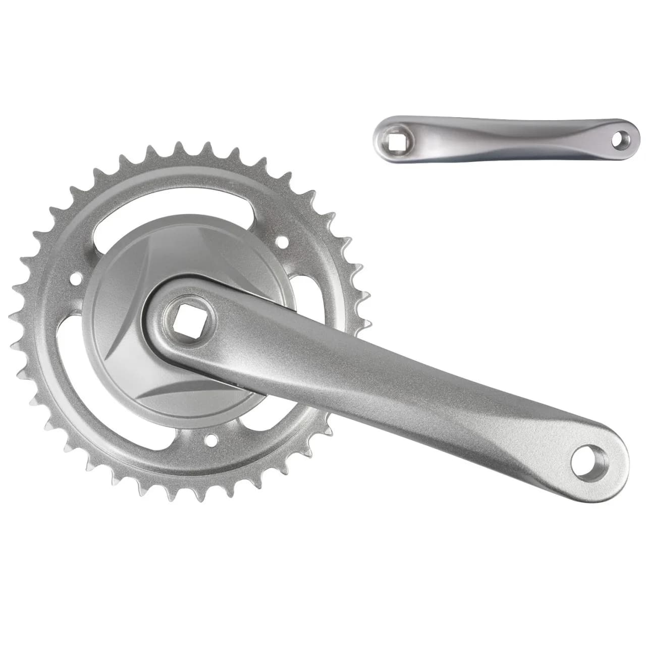 Angrenaj Metal/Aluminiu 1v SXT 38T 170 mm Silver – miniatură 1