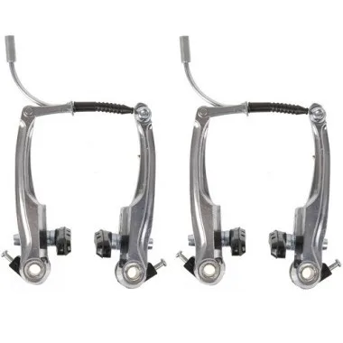 Set V-Brake Aluminiu ( F+R ) Silver 113 mm – miniatură 2