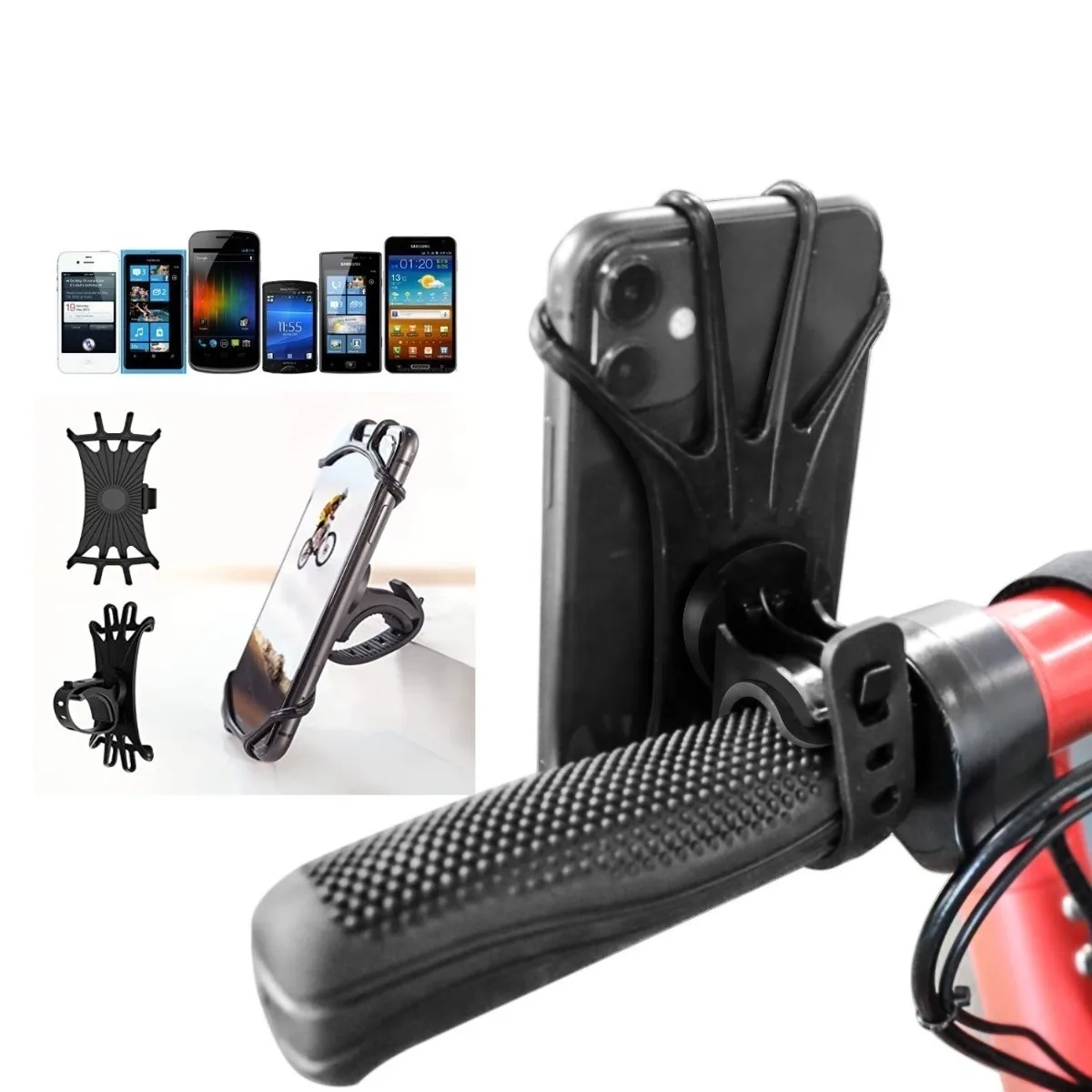 Suport Telefon BIKE MOUNT FLEX din Silicon – miniatură 5