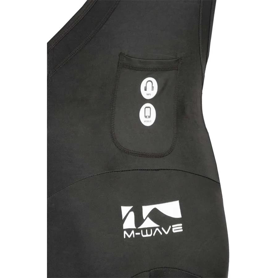 Pantaloni Scurti cu Bretele ,Negru/Alb , XL – miniatură 3