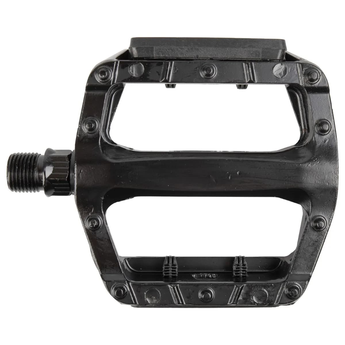 Pedale Aluminiu BLACK FLAT 9/16 Negru – miniatură 4