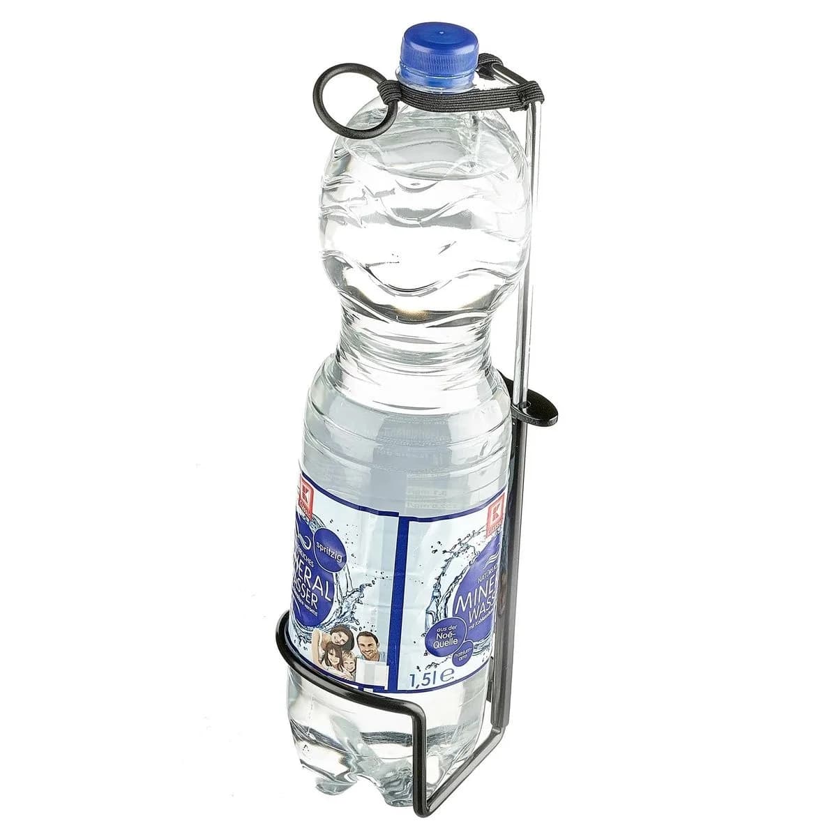 Suport Bidon Reglabil Aluminiu 500 ml - 1,5 L Negru – miniatură 4