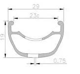 Janta MACH1 5.50 SL DISC 27.5(584x23C) 32H – miniatură 2