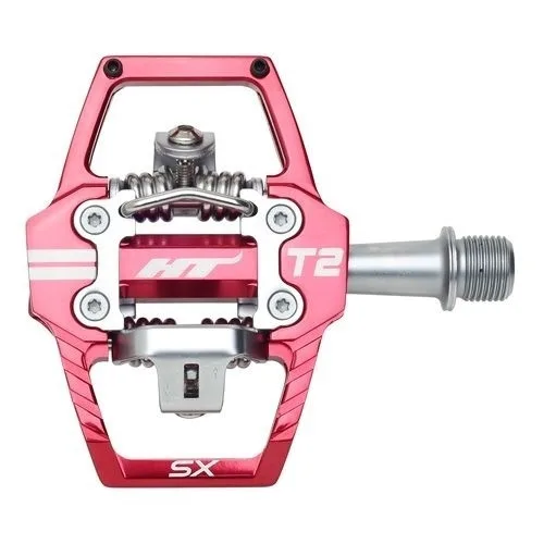 Pedale HT T2-SX Rosu – miniatură 1