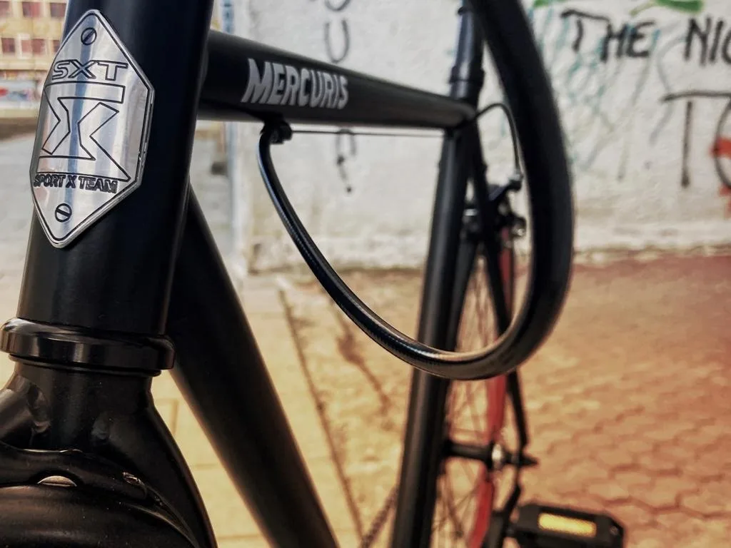 Bike MERCURIS 97 Black - White M - 550 mm – miniatură 2