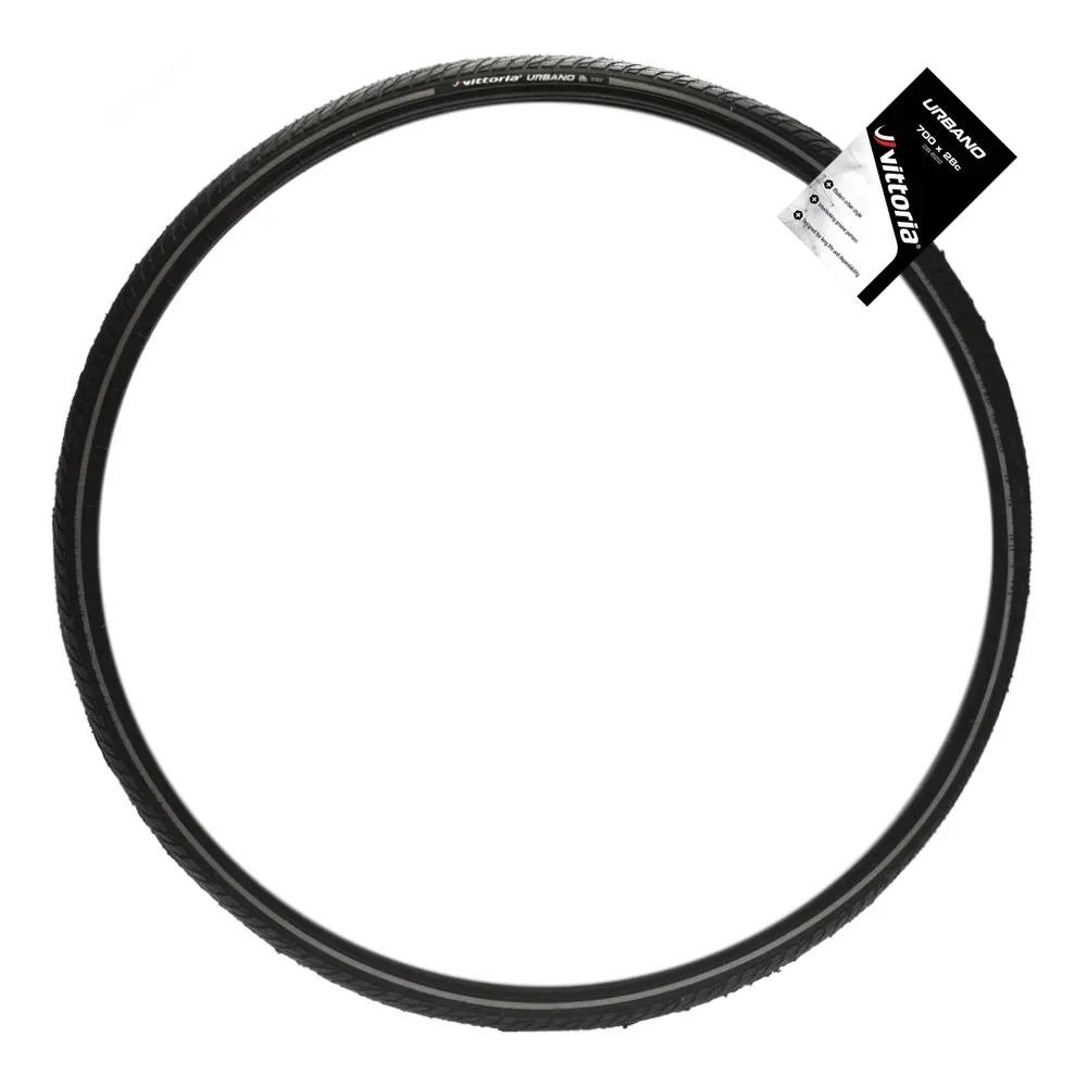 Anvelopa Urbano 700x32C(32-622) Negru 749g Rigid - banda reflectorizanta – miniatură 3