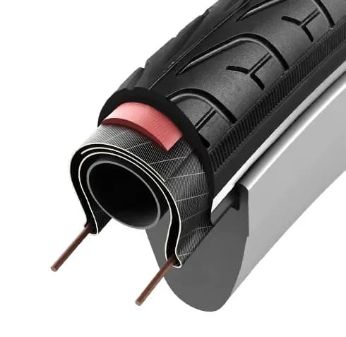 Anvelopa Urbano 700x32C(32-622) Negru 749g Rigid - banda reflectorizanta – miniatură 4
