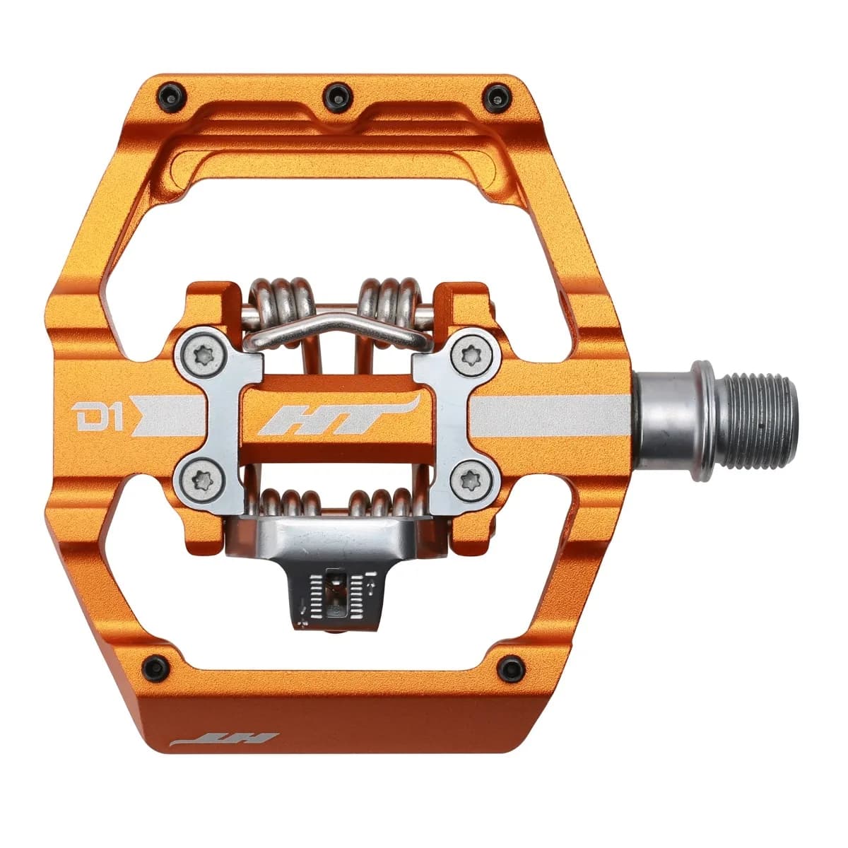 Pedale Duble HT D1 Orange – miniatură 2