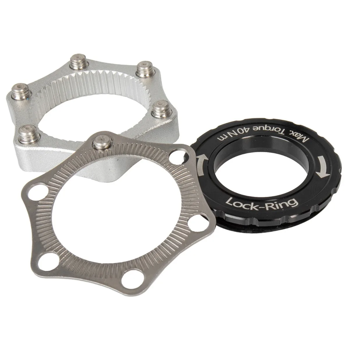Adaptor Center Lock ADA DB CL Aluminiu Negru – miniatură 1