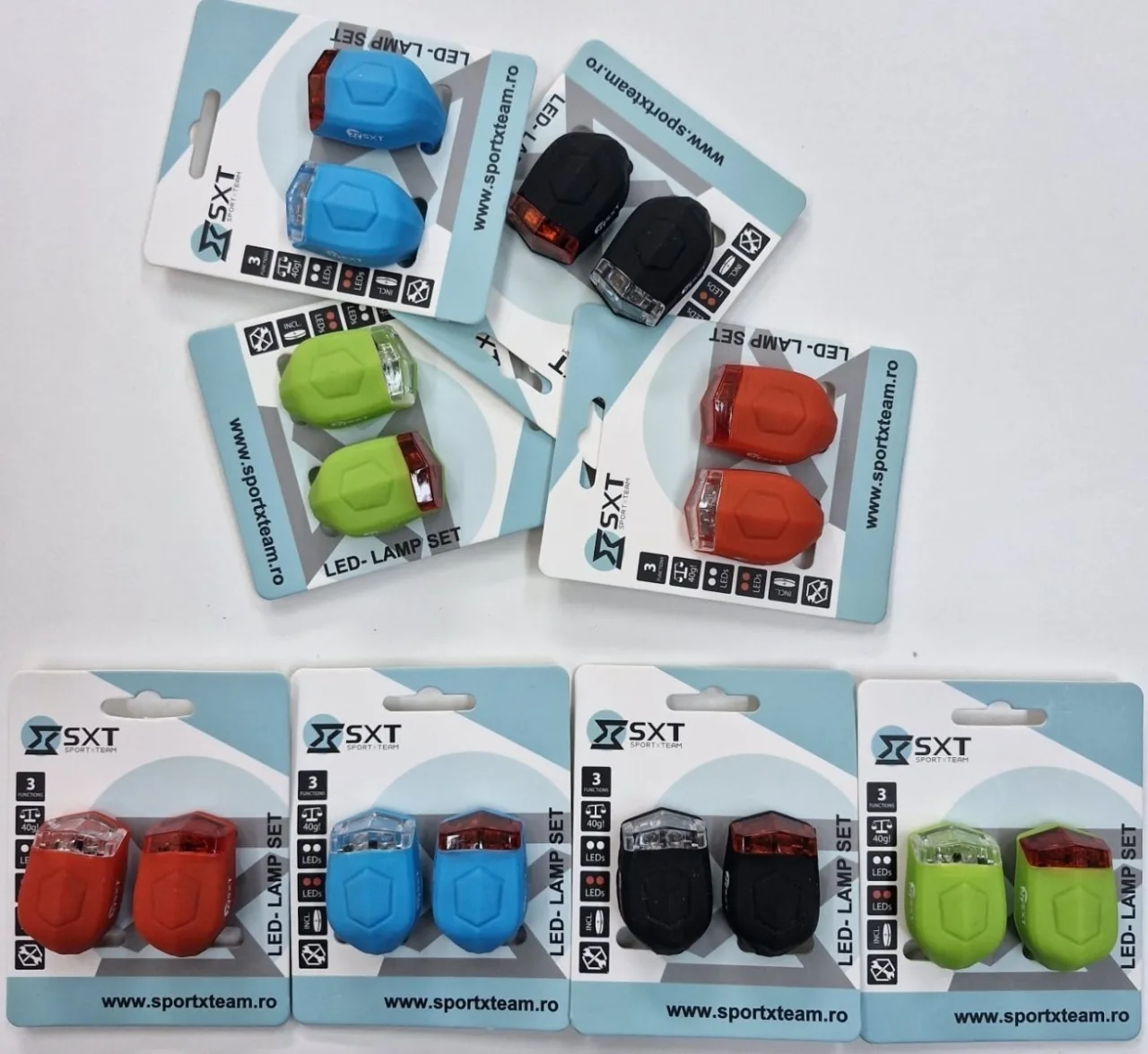 Set Flash cu Baterii (Silicone) Albastru – miniatură 3