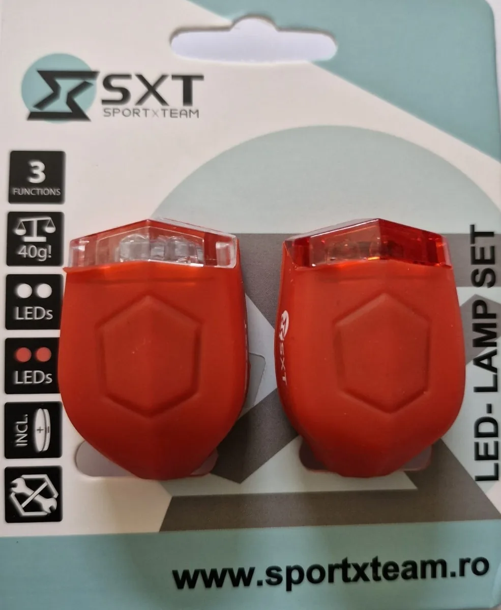 Set Flash cu Baterii (silicone) Rosu – miniatură 1