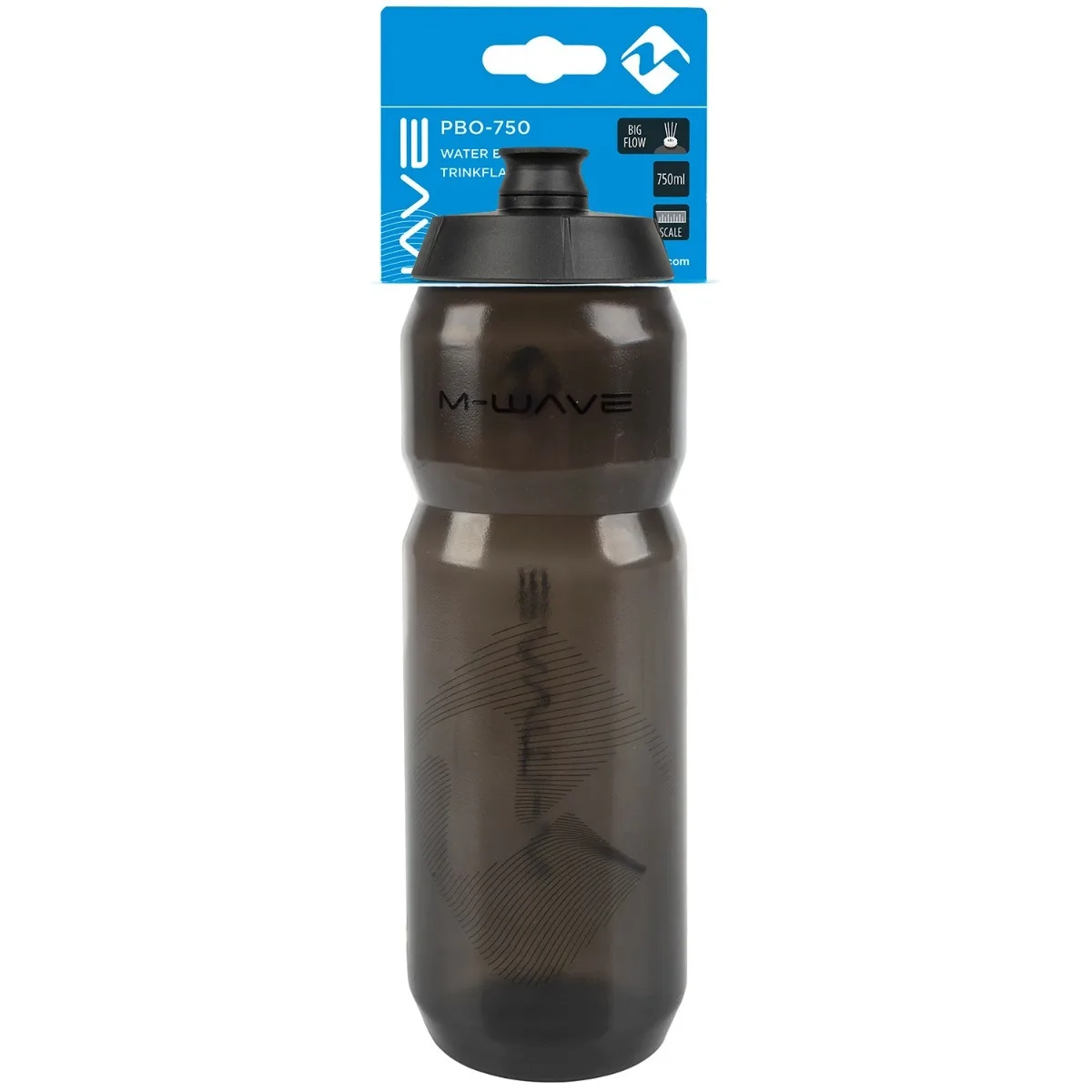 Bidon Plastic PBO-750 Negru - Transparent – miniatură 2