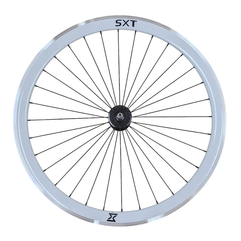 Roata Fata Single Speed/Fixie 700-32H 40 mm Alb – miniatură 1