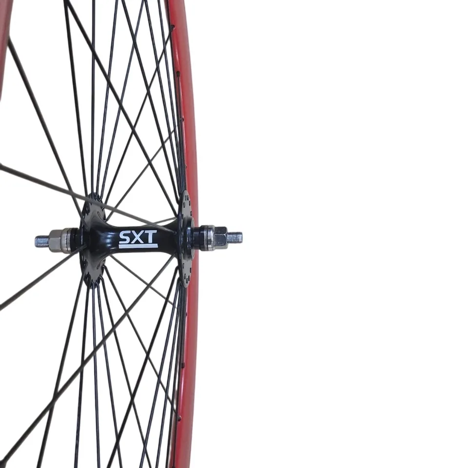 Roata Spate Single Speed/Fixie 700-32H 40 mm Silver – miniatură 4