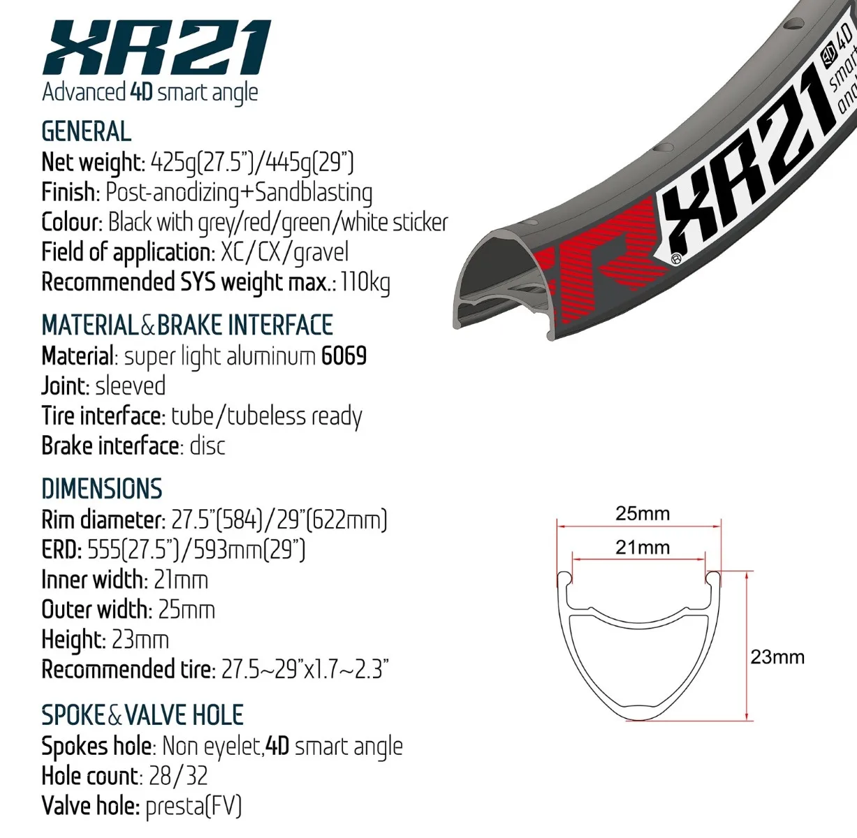 Janta XR21 29 (622-21C)- 32H Negru – miniatură 3