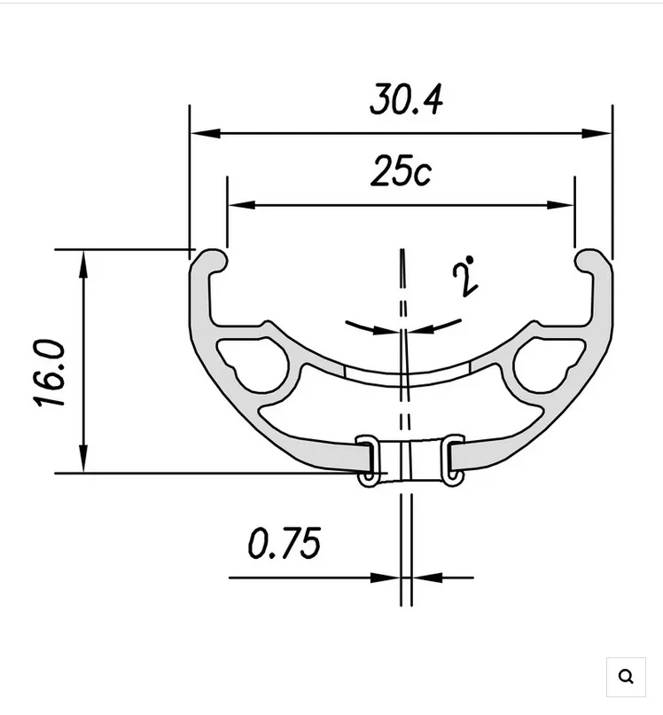 JANTA MACH1 KLIXX25 27.5(584x25C) 32H – miniatură 2