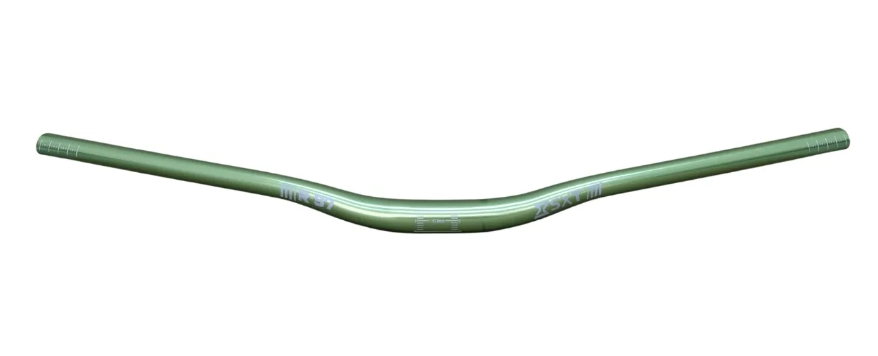 Ghidon Aluminiu MTB 31.8 -800 mm Verde Apple – miniatură 3