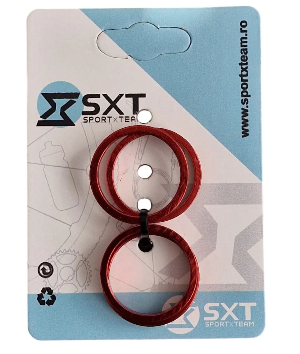 Set Distantiere 5 mm 4 buc Rosu – miniatură 1