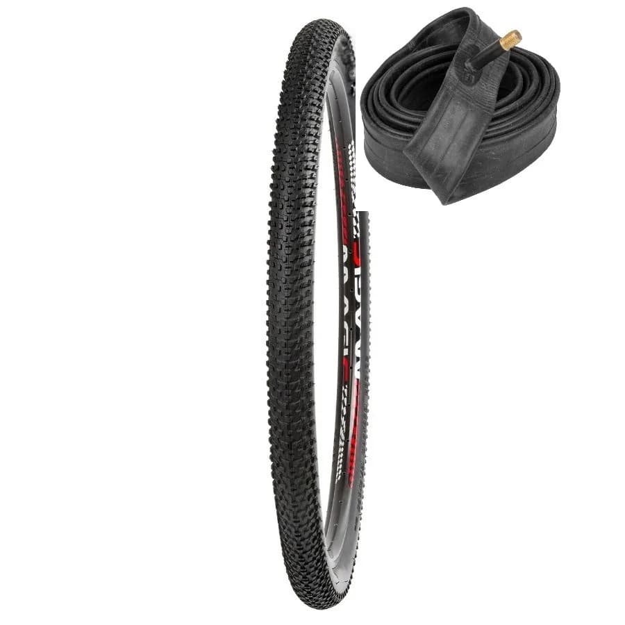 Set Anvelopa + Camera 26 x 2.10(54-559) AV 33 mm Negru – miniatură 1