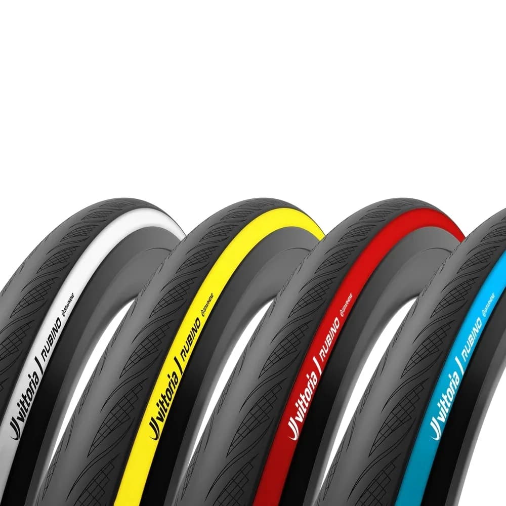 Anvelopa Rubino Tube-Type 700 x28C(28-622) Negru-Rosu Pliabil – miniatură 3