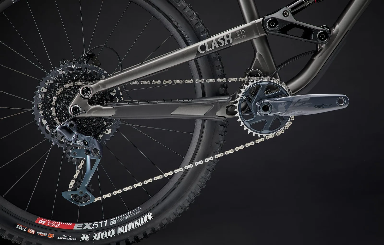 CLASH RACE DARK SLATE NEW ROCKSHOX (6/8)