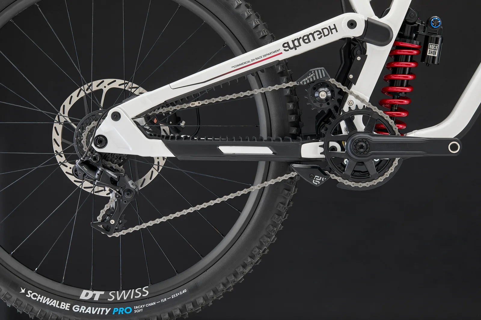 SUPREME DH V5.2 ROCKSHOX PURE WHITE 2027 (6/10)