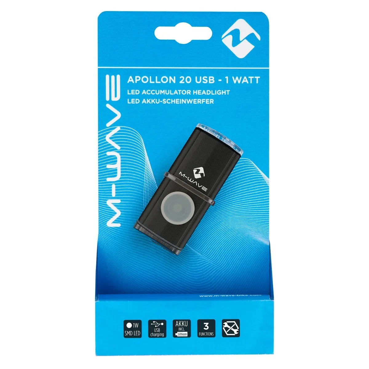 Far cu Acumulator APOLLON K 20 USB Aluminiu (2/4)
