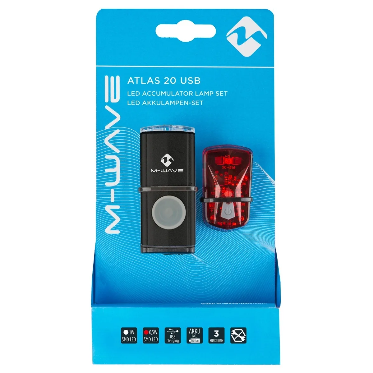 Set Lumini cu Acumulator ATLAS 20 USB (2/6)