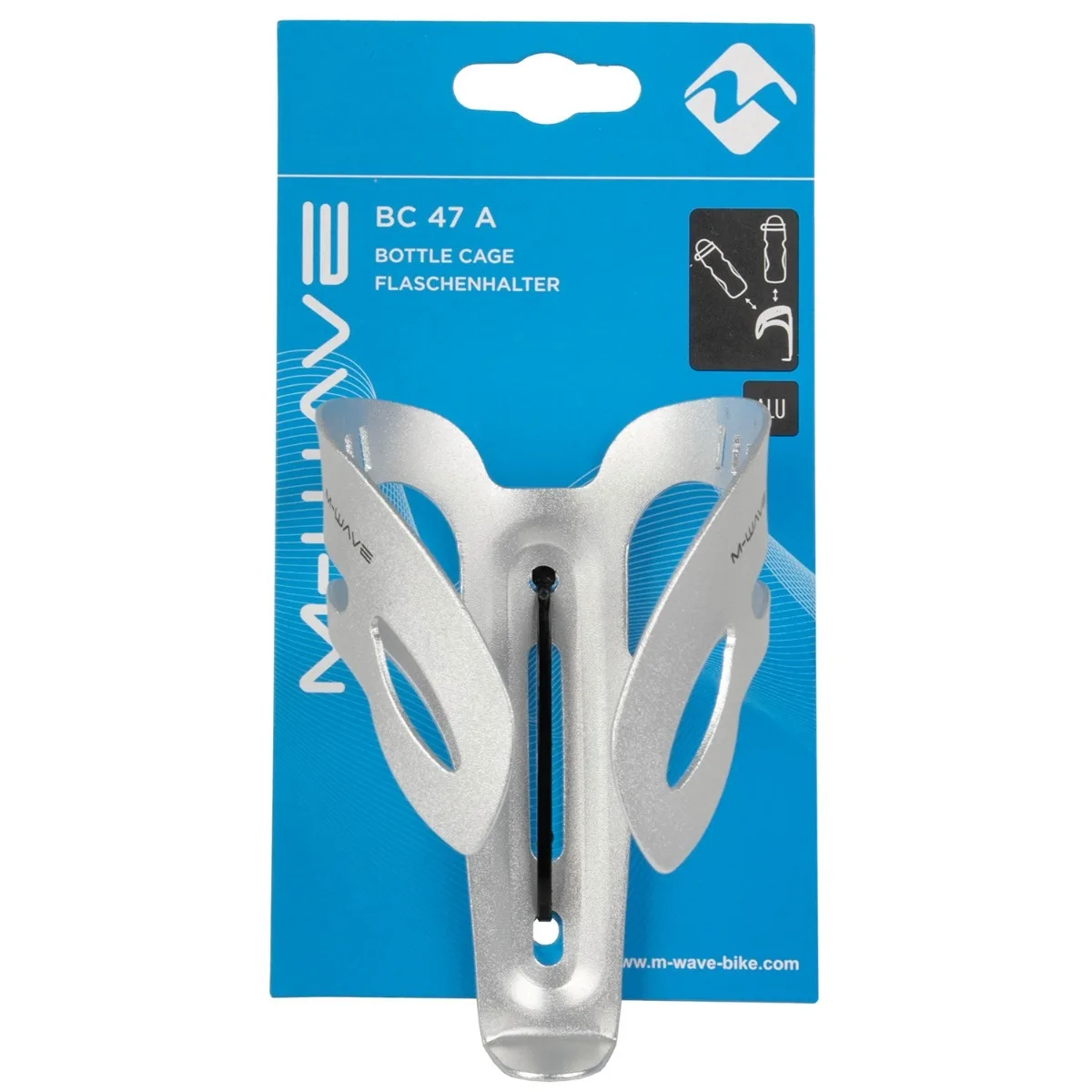 Suport Bidon Aluminiu BC 47-Silver (2/2)