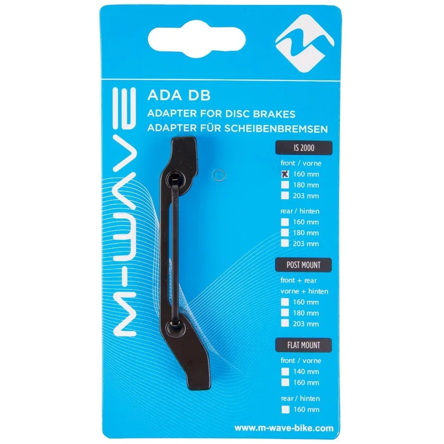 Adaptor Frana Disc M-WAVE ADA DB IS1 160 mm Fata (2/2)