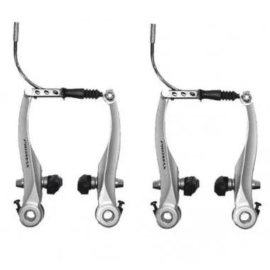 Set V-Brake Aluminiu ( F+R ) Silver (1/3)