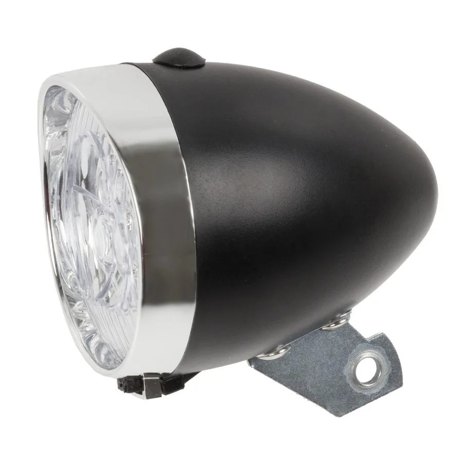 Far cu Baterii 3 Led Negru