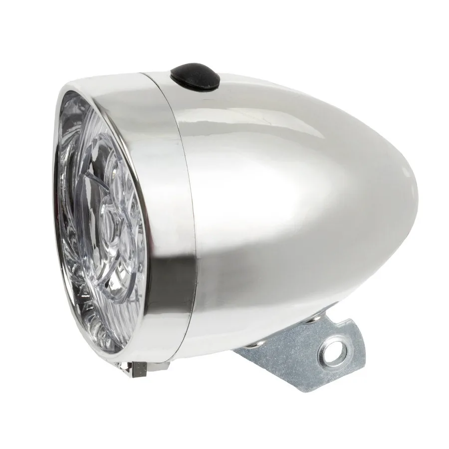 Far cu Baterii 3 Led Silver