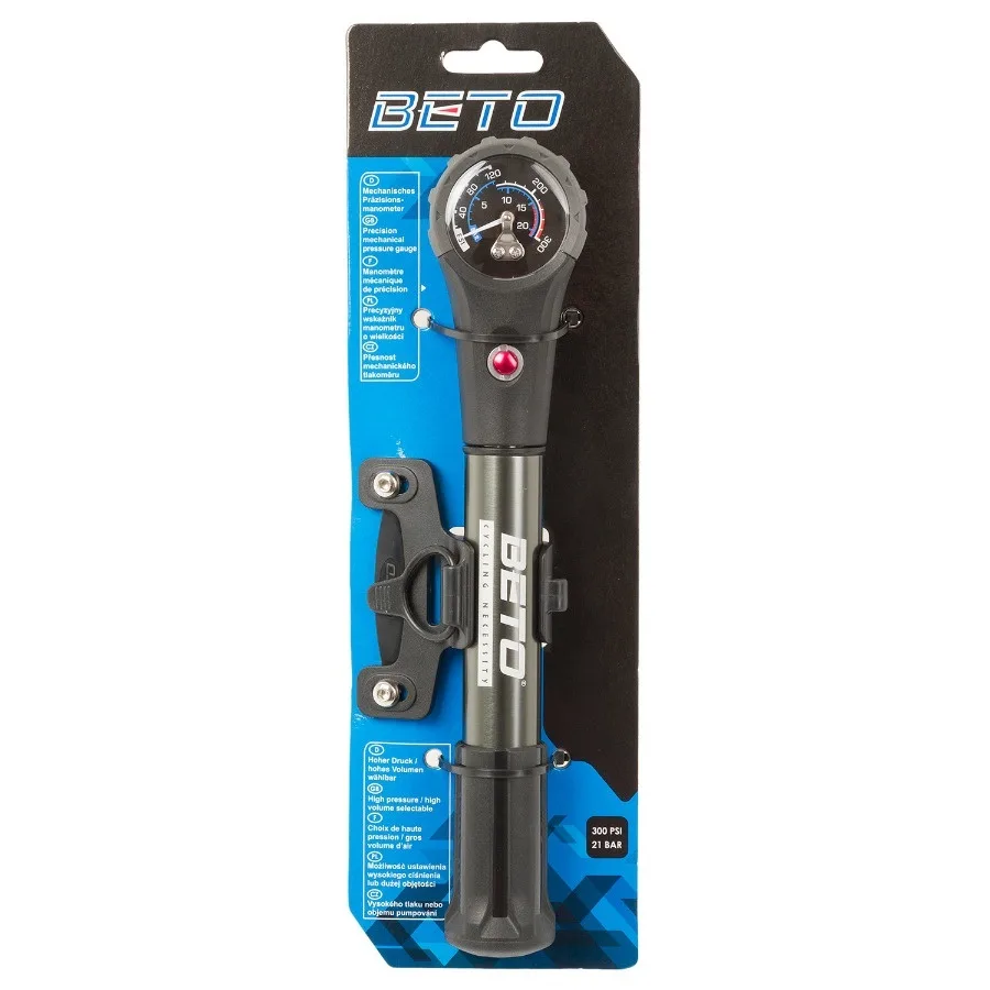Pompa Mini Shock Dual Function 2-1 Aluminiu (2/2)