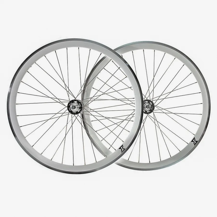 Set Roti Single Speed/Fixie 700-32H 40 mm Silver (1/5)