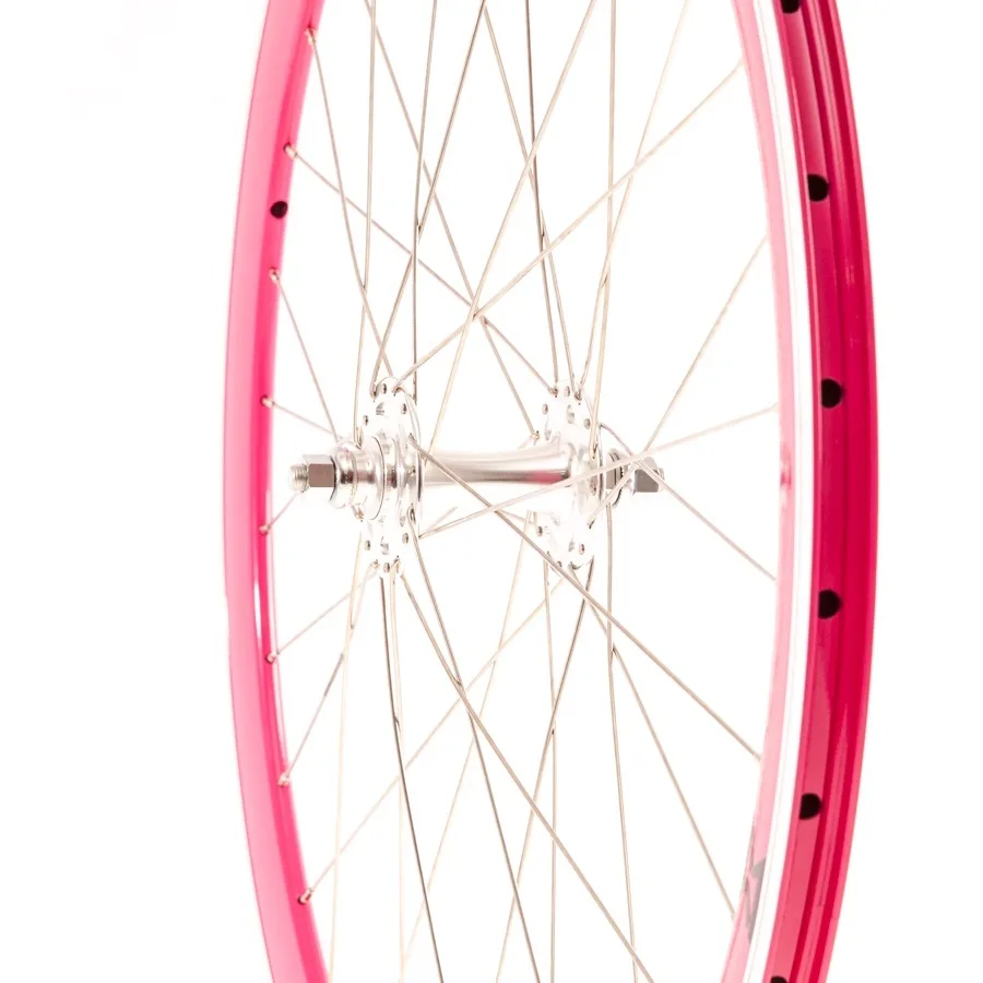 Roata Fata Single Speed/Fixie 700-32H 40mm Roz (2/2)