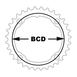 Foaie Angrenaj Metal E-Bike 38T BCD 104 (3/3)
